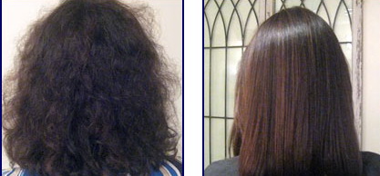 Ламинирование волос (до - после)